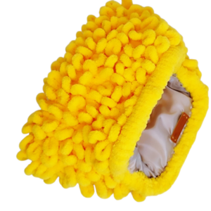 Τσάντα Puffy κίτρινη - νήμα, clutch, χειρός, πλεκτές τσάντες - 2