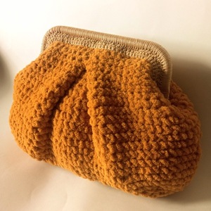 Χειροποίητη τσάντα χειρός clutch πλεκτή - vintage, νήμα, clutch, all day, χειρός - 2