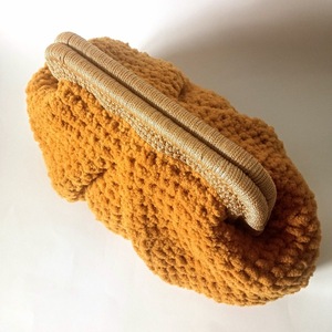 Χειροποίητη τσάντα χειρός clutch πλεκτή - vintage, νήμα, clutch, all day, χειρός - 3