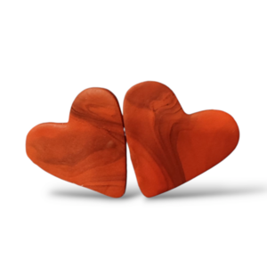 Hearts hearts - πηλός, μεγάλα - 3