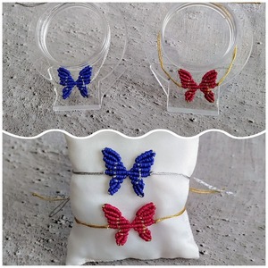 Βραχιόλι χεριού πεταλούδα macrame - κορδόνια, πεταλούδα, boho, χεριού, αυξομειούμενα - 3