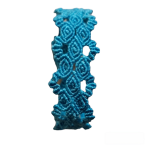 flower macrame bracelet - κορδόνια, σταθερά, ζευγάρια, χεριού, φαρδιά