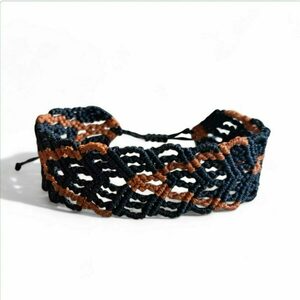 Macrame bracelet for men - κορδόνια, ζευγάρια, χεριού, αυξομειούμενα, φαρδιά