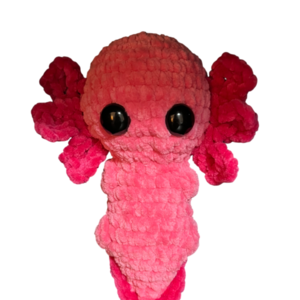 Αξολοτλ amigurumi πλεκτο λούτρινο παιχνιδι για παιδιά - κορίτσι, αγόρι, λούτρινα