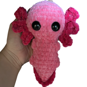 Αξολοτλ amigurumi πλεκτο λούτρινο παιχνιδι για παιδιά - κορίτσι, αγόρι, λούτρινα - 2
