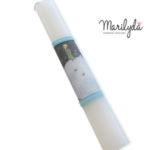 Αρωματική λαμπάδα Μικρός Πρίγκιπας - Little Prince oval 30cm - αγόρι, λαμπάδες, μικρός πρίγκιπας, για παιδιά, πρίγκηπες - 4