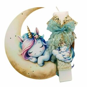 Πασχαλινή λαμπάδα μονόκερος-unicorn - κορίτσι, λαμπάδες, μονόκερος, για παιδιά, για εφήβους