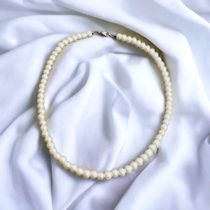 Festival big pearls - Λευκές πέρλες - ατσάλι, πέρλες, φθηνά