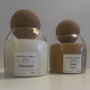 Aetherial Jar Candle 400gr – Χειροποίητο Κερί Σόγιας-Αντίγραφο - αρωματικά κεριά