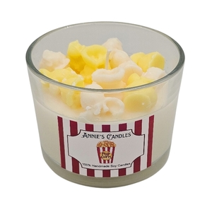 Popcorn - Χειροποίητο Αρωματικό Κερί Σόγιας - αρωματικά κεριά, κερί σόγιας, soy candles, vegan κεριά - 2