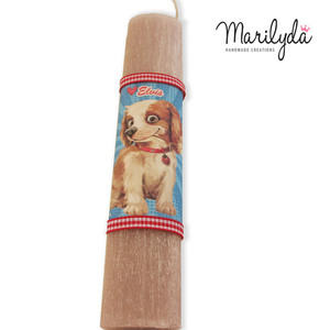 Aρωματική λαμπάδα Pet Cavalier 20cm - chevalier, λαμπάδες, σκυλάκι, ζωάκια - 4