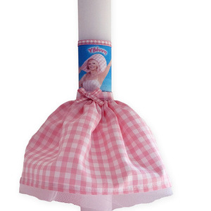 Λαμπάδα Barbie με όνομα! 30εκ. - κορίτσι, λαμπάδες, για παιδιά, προσωποποιημένα