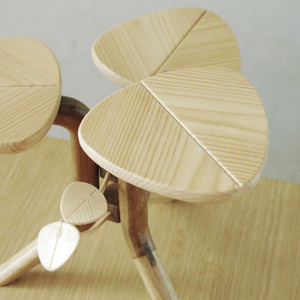 Επιτραπέζια ανθοστήλη / Plant stand model 10 - ξύλο, κασπώ - 2