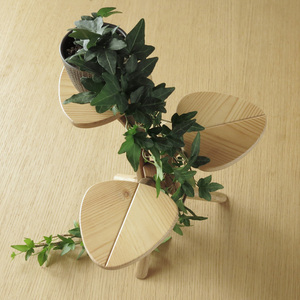 Επιτραπέζια ανθοστήλη / Plant stand model 10 - ξύλο, κασπώ - 4