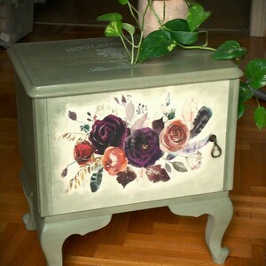 vintage handmade κομοδίνο - DIY - 4