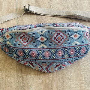 Boho τσάντα μπανάνα - ύφασμα, μεγάλες, all day, πάνινες τσάντες