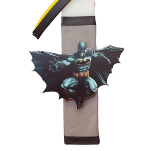 Λευκή λαμπάδα με Batman - αγόρι, λαμπάδες, για παιδιά, σούπερ ήρωες, ήρωες κινουμένων σχεδίων - 2