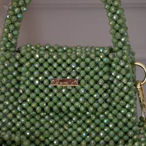 green crystal bag - νήμα, χιαστί, all day, μικρές - 3