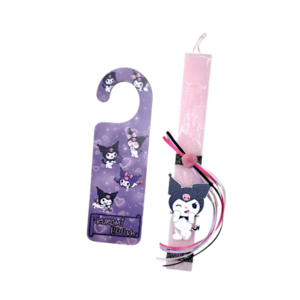 Λαμπάδα Kuromi 30εκ με hanger - κορίτσι, λαμπάδες, για παιδιά, ήρωες κινουμένων σχεδίων, ζωάκια
