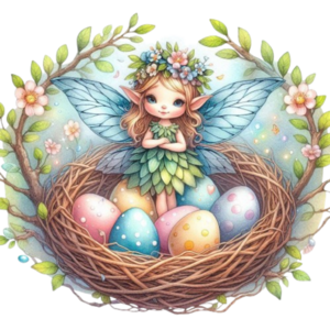 Πασχαλινό κερί Happy Εaster Fairies 010108 - αρωματικά κεριά - 2