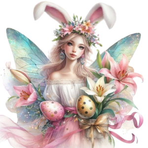 Πασχαλινό κερί Happy Εaster Fairies 010117 - αρωματικά κεριά - 2