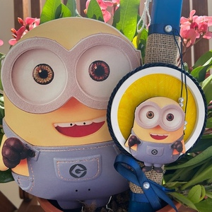 Πασχαλινή λαμπάδα minions - λαμπάδες, ήρωες κινουμένων σχεδίων, παιχνιδολαμπάδες