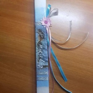 Προσωποποιημένη λαμπάδα κοπέλα - κορίτσι, λαμπάδες, για ενήλικες, προσωποποιημένα - 2