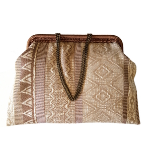 Χειροποίητη τσάντα χειρός και ώμου clutch - ύφασμα, clutch, ώμου, all day, χειρός