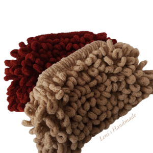 Χειροποίητη puffy τσάντα μπεζ μεγάλη - νήμα, clutch, all day, χειρός, πλεκτές τσάντες - 2