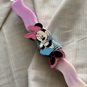 Φυτική λαμπάδα με ξύλινη φιγούρα Mini Mouse - κορίτσι, λαμπάδες, για παιδιά, ήρωες κινουμένων σχεδίων
