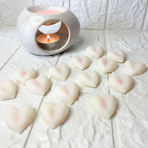 Καυστήρας + Wax Melts με Άρωμα Oud Vanilla 15τμχ. 70γρ. - Love In Full Melt - αρωματικά κεριά, φυτικό κερί, αρωματικό χώρου, waxmelts - 3