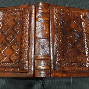 Δερμάτινο σημειωματάριο [notebook] με διαστάσεις 17x25cm,με 300 λευκές σελίδες από χαρτί 100g και εξώφυλλο από ανάγλυφο επεξεργασμένο δέρμα - τετράδια & σημειωματάρια, ειδη δώρων, δωρο για επέτειο - 2