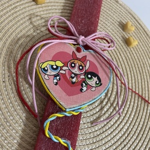 Λαμπάδα Power Puff Girls - καρδιά, κορίτσι, προσωποποιημένα - 2