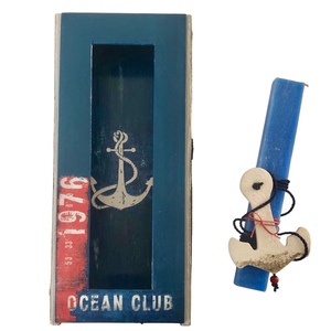 Λαμπάδα με ναυτικό θέμα σε ξύλινο κουτί «OCEAN CLUB»- Διαστάσεις λαμπάδας: 26*4 εκ. - αγόρι, λαμπάδες, για παιδιά, για εφήβους - 2
