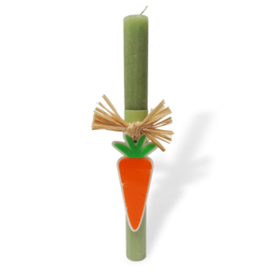 ΛΑΜΠΑΔΑ "CARROT" - κορίτσι, λαμπάδες, για παιδιά, για μωρά
