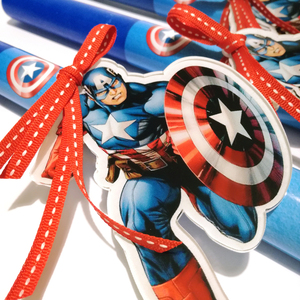 ΛΑΜΠΑΔΑ "CAPTAIN AMERICA" ΜΠΛΕ - αγόρι, για παιδιά, σούπερ ήρωες - 2