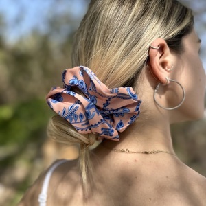 Nerida XL scrunchie - ύφασμα, για τα μαλλιά, λαστιχάκια μαλλιών - 2