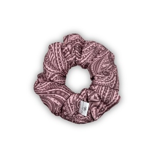 Rosewood regular satin scrunchie - ύφασμα, για τα μαλλιά, λαστιχάκια μαλλιών
