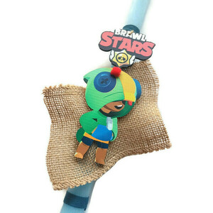 Λαμπάδα αρωματική BRAWL STARS (LEON) - αγόρι, λαμπάδες, για παιδιά - 2