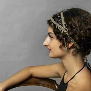 Κόσμημα Κεφαλής ¨Αέλια¨ Headband - νήμα, μέταλλο, headbands - 2