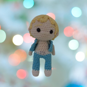 Ken πλεκτό κουκλάκι amigurumi - λούτρινα, amigurumi - 4