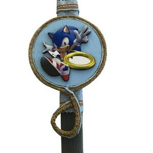 Πασχαλινη Λαμπαδα Sonic - λαμπάδες, για παιδιά, για εφήβους, ήρωες κινουμένων σχεδίων, για μωρά - 4