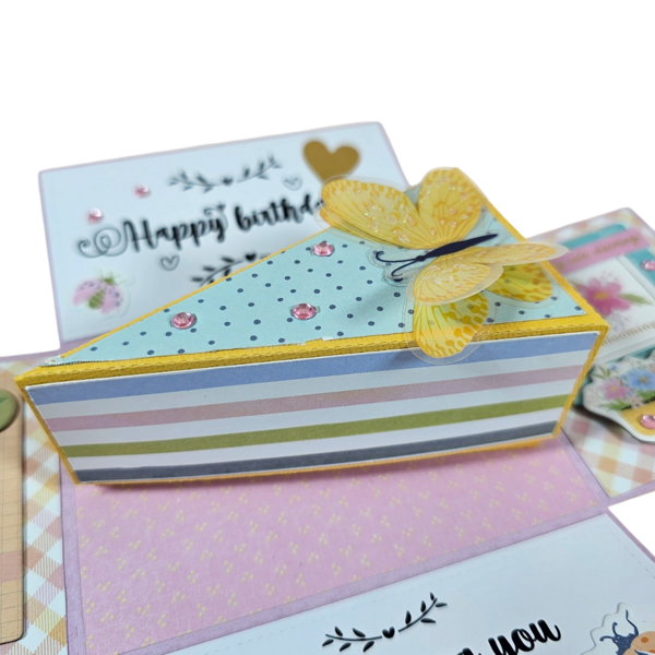 Ευχετήρια κάρτα γενεθλίων σε exploding box - γενέθλια, personalised, δώρα γενεθλίων, ευχετήριες κάρτες - 3
