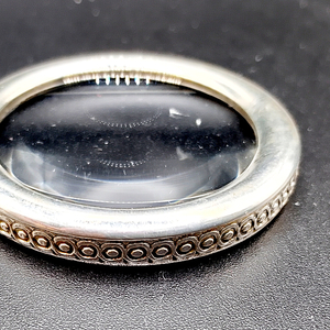 Ασημένιος 925 μεγεθυντικός φακός 10,5x4,5cm. Συλλεκτικό αντικείμενο. - ασήμι, ασήμι 925, αξεσουάρ γραφείου - 2