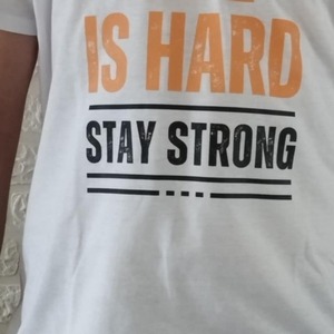 "Always Life Is Hard, Stay Strong" – Μοναδικό T-Shirt για Μαχητές - 4