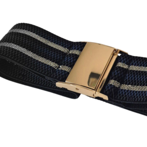 Elastic belt golden blue - 4