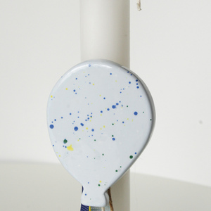 the "balloon" easter candle blue - αγόρι, λαμπάδες, χειροποίητα, για παιδιά, για μωρά - 2