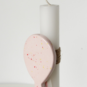 the "balloon" easter candle - pink - κορίτσι, λαμπάδες, για παιδιά, για μωρά - 3