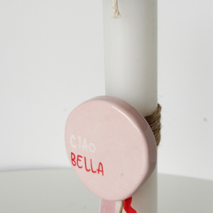 the "ciao bella" easter candle - κορίτσι, λαμπάδες, για ενήλικες, για εφήβους - 3