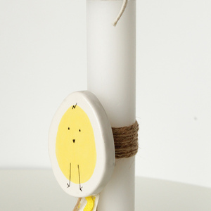 the "chicken" easter candle - λαμπάδες, για ενήλικες, για εφήβους - 3